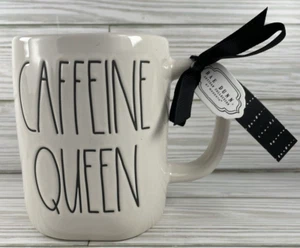 Rae Dunn Queen Caffeine Queen Crown Coffee Mug Country Farmhouse 20 oz. NEW - Picture 1 of 10