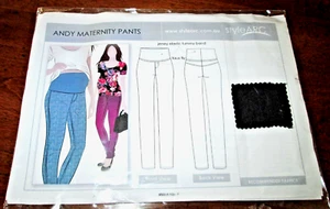 Style Arc Sewing Pattern Andy Maternity Stretch Pants Women Size 16 New Uncut - Picture 1 of 3