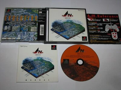 A.IV. Evolution Take trhe A Train 4 Playstation PS1 Japan import US Seller - Image 1 of 4