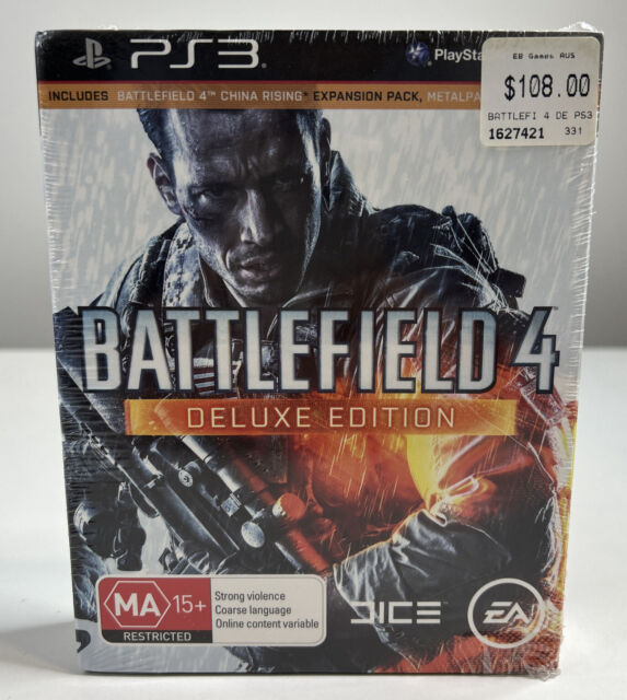 Battlefield 4 Deluxe Edition w/ Metal Pack Case, China Rising PlayStation  PS3