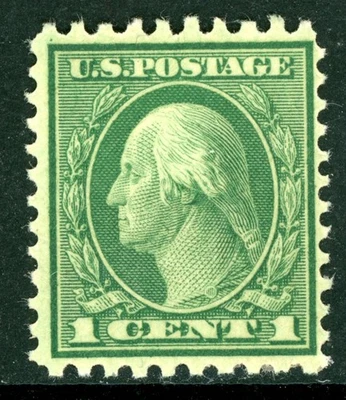 USA 1920 Washington 1¢ Green Perf 10x11 Experimental Rotary Scott 542 Mint L757 - Image 1 of 4