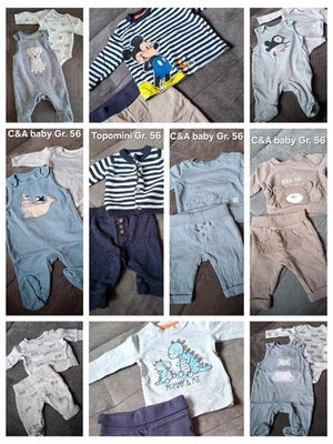 Kleidungspaket Gr. 56 Jungen 20 Teile - Bild 1 von 4