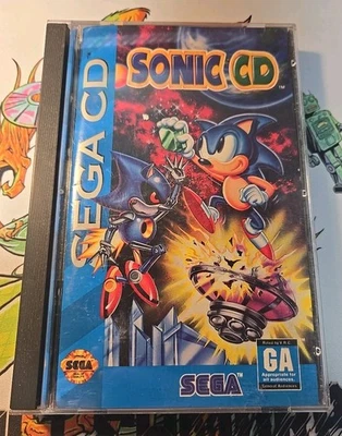 Sonic CD ~ Sega CD CIB W. REG CARD & FOAM - Image 1 of 4