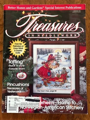 Treasures in Needlework magazine Summer 1993 issue Foto 1 de 4