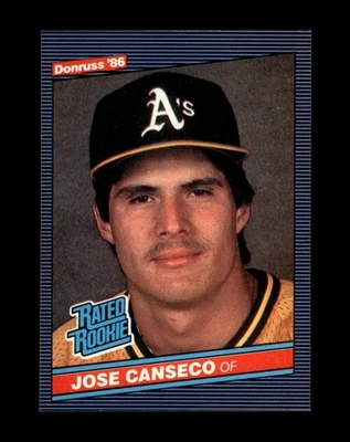 1986 Donruss Set-Break # 39 Jose Canseco RC NM-MT OR BETTER *GMCARDS* - Image 1 of 2
