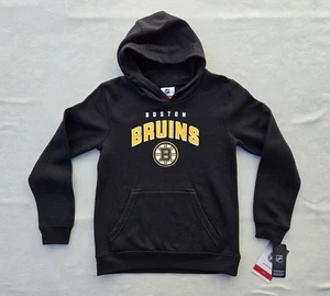 Boston Bruins Hoodie Sweatshirt Jugend Medium 10/12 schwarz NHL Hockey Pullover - Bild 1 von 11