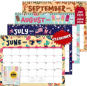 Calendario de pared magnético de 18 meses con cotizaciones, enero 2025 - junio 2026, 11x8,5 pulgadas - Imagen 1 de 12