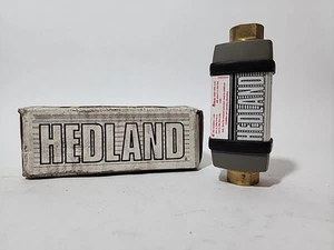 NEW Hedland Flowmeter H205B-010 1/4; NPT; H2O 1GPM QS2 - Picture 1 of 10