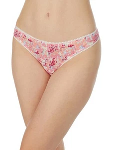On Gossamer Printed Mesh Hip-G Thong 30B 556- M/L - Picture 1 of 5