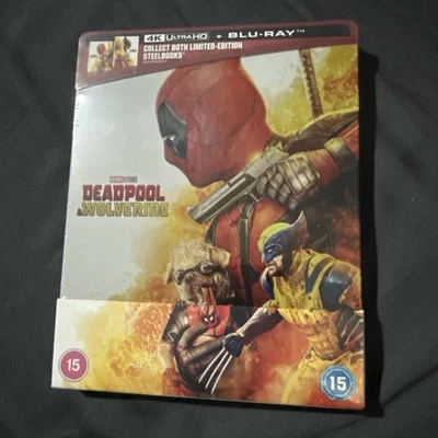 Deadpool and Wolverine 4K UHD Blu-ray Steelbook - UK Edition - New & Sealed  - Image 1 of 2