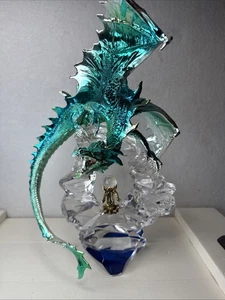 Franklin Drago Verde Smeraldo Guardiano del Tesoro Michael Whelan 13,5" come nuovo - Foto 1 di 7