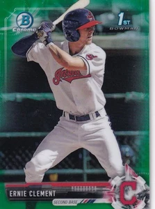 2017 Bowman Draft Chrome Green Refractor 57/99 Ernie Clement #BDC-88 Rookie - Picture 1 of 2