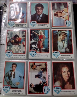 1978, 1980, 1983 Topps Super-Man Series 1-3 Complete Set 264 Cards + 46 Stickers - Image 1 of 4