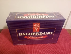 sealed vintage 1984 BALDERDASH Hilarious Bluffing Game #60240 Laugh Learn & Lie - Picture 1 of 3