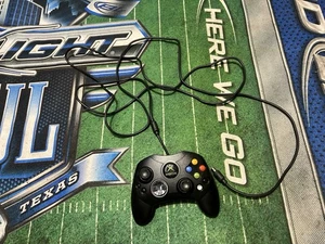Mando Original Xbox OEM S Tipo Negro Cable Largo LIMPIO - Imagen 1 de 4