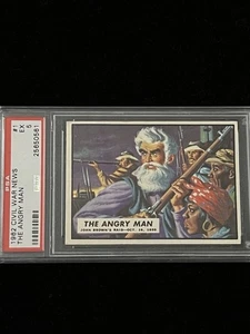 1962 Topps Civil War News #1 the Angry Man PSA 5 - Picture 1 of 3