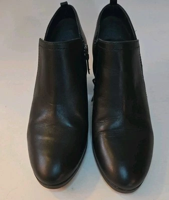 Botines Franco Sarto para mujer 9 L-Banner cuero negro cremallera lateral nuevos sin caja Foto 1 de 4