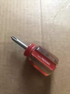 Master Mechanic Stubby No. 2 Phillips Screwdriver 3-1/4” Long Model 125 179 ! - Picture 1 of 5