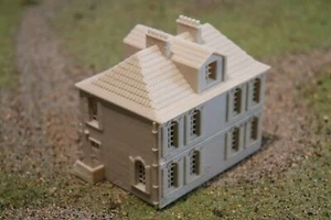 Town Hall Mairie 10mm 12mm 20mm 1:76 1:72 28mm Wargaming WW2 Normandy D-Day - Picture 1 of 10