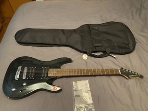 ARIA PRO II MAC Series Hardtail ELECTRIC GUITAR 2010 NOS Ebony - Picture 1 of 16