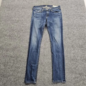 Rag & Bone Stratham Women's Skinny Jeans 30 Blue Style# W1502K520 Made in U.S.A. - Imagen 1 de 15