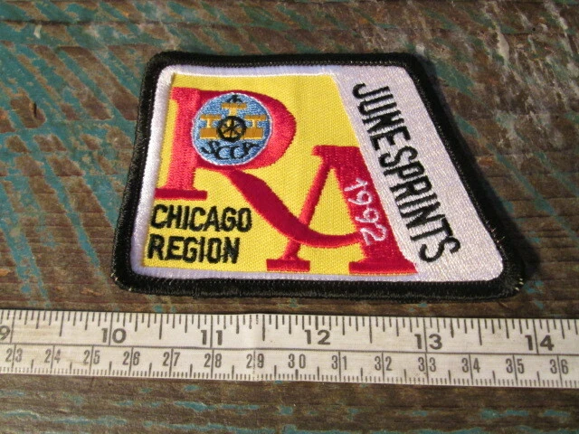 Parche de carreras Road America SCCA 1992 junio sprints Chicago Porsche BMW IMSA INDY  Foto 1 de 1