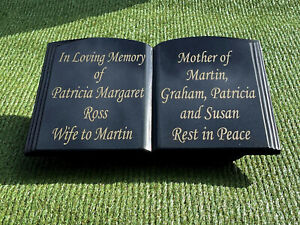 headstone gravestone memorial book plaque memorial stone personalised own words
