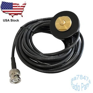 Magnet NMO Antenna Mount Base With BNC Plug 5M RG-58 Cable for Car Mobile Radio - Zdjęcie 1 z 4