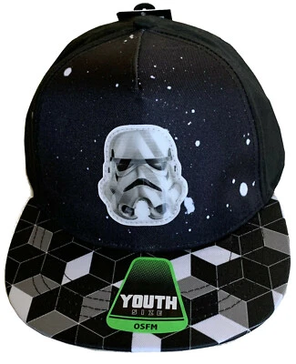 Gorra de béisbol Star Wars Storm Trooper color negro (talla juvenil) OSFM Foto 1 de 4