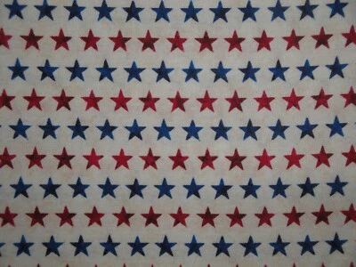 American Freedom Combed Cotton Digitally Printed Star Patriotic Americana Fabric - Image 1 of 4