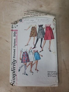 Simplicity Sewing Pattern #5246 Wrap Around Skirt in 2 Lengths. W26 H36. Cut - Picture 1 of 4