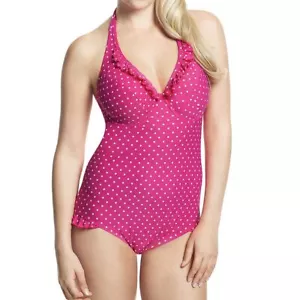 Costume da bagno Panache Cleo costume da bagno/costume da nuoto rosa macchia CW0030 - Foto 1 di 2