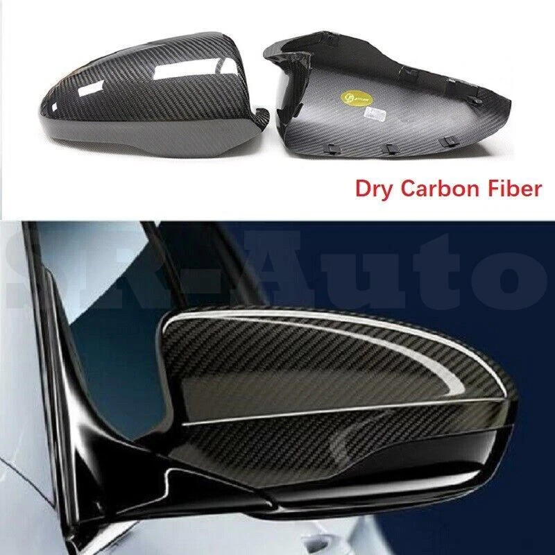 PARA BMW F10 M5 F06 F12 F13 M6 2012-2016 Tapa de espejo retrovisor de fibra de carbono seco Foto 1 de 1