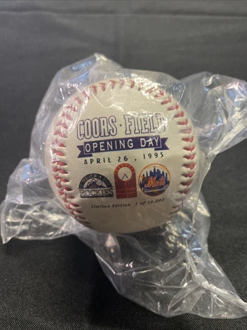COLORADO ROCKIES COORS FIELD OPENING DAY LIMITED EDITION BASEBALL LTD 1 /10,000 Cover