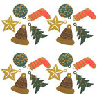 50 Christmas Tree Cards Xmas Gift Tags Decoration