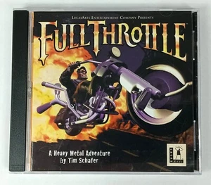 Full Throttle PC 1994 A HEAVY METAL ADVENTURE LucasArts: Tim Schafer - Picture 1 of 6