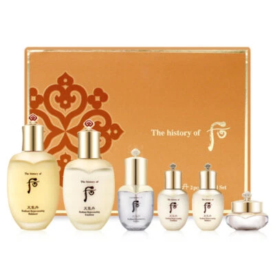 THE HISTORY OF WHOO Cheongidan Hwahyun Radiant Special Set 7pcs+5pcsGift Set NEW - Image 1 of 3