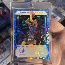 2022-23 Contenders Ja Morant Game Night Ticket CRACKED ICE #d 16/25 Grizzlies