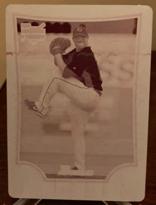 Bud Norris - 2009 Bowman Draft Picks Printing Press Plate - 1/1 - Houston Astros - Image 1 of 2