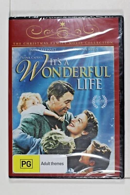 It's A Wonderful Life (DVD, 1946) Christmas Region 0 New Sealed Sent Tracked - Image 1 of 2