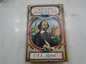 William Shakespeare A Biography by A.L. Rowse Vintage 1963 1st Edition DJ/HC - Picture 1 of 5