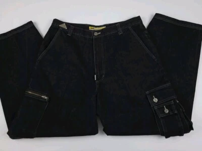 Pantalones de mezclilla holgados cargo vintage BOSS Urban Expedition negros tecnológicos deportivos raros de alta calidad  Foto 1 de 4