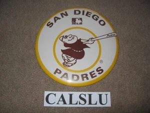 VINTAGE 1969 - 1984 SAN DIEGO PADRES ☆RARE☆ 6" MLB BASEBALL PIN BUTTON - Picture 1 of 1