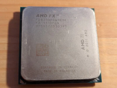 CPU AMD FX-Series FX-8350 (Vishera) | 8-core, 125W | Socket AM3+ | FD8350FRW8KHK - Immagine 1 di 4