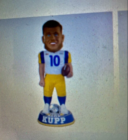 Cooper Kupp Los Angeles Rams Super Bowl LVI Champions 3 Foot Bobblehead NFL NIB Cover
