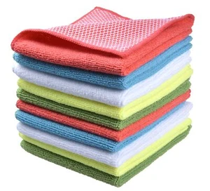 Microfiber Dish Cloth For Washing Dishes Dish Rags Kitchen Washcloth Cleaning Cl - Picture 1 of 8