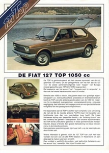 Katalog Prospekt Fiat 127 Top 07/1979 Niederlande Nederland - Bild 1 von 2