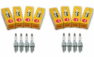 4 + 4 Zündkerzen NGK Alfa Romeo 147 1.6 16V Twin Spark Eco 1600 Benzin 105 PS - Bild 1 von 4