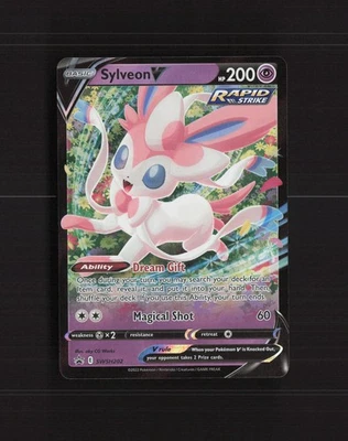 Sylveon V SWSH202 Sword & Shield Black Star Promo Holo Pokemon Card NM - Image 1 of 4