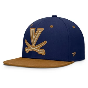 Men's Fanatics Navy/Brown Virginia Cavaliers NoBo Fitted Hat - Picture 1 of 4